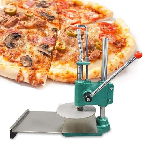 Pizzateigpresse, elektrische Backmaschine, Teigroller, Teigausrollmaschine, Nudelmaschine, Haushalts-Pizzapresse für Pizza, Tortilla, 22 cm