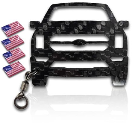 FORTILLO Handgemachte Schlüsselanhänger kompatibel mit F150 (2021+)