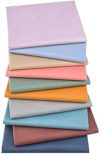 BZSQD 50/25 cm 10/20 Zoll 9 Teile/Satz Grau Rosa Baumwollstoff Patchwork Quadrate Stoffbündel Handwerk Patchwork Stoff Für Mädchen