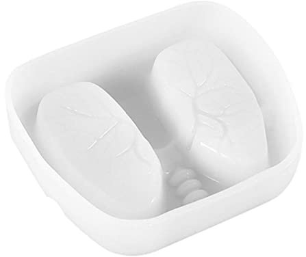 KONTONTY Aufbewahrungstisch Form DIY-Ornament-Form Gießformen für Aschenbecher Schalengussform de para gelatinas DIY-Form silikonform selber machen Ornamentherstellungsmodell Kieselgel Weiß