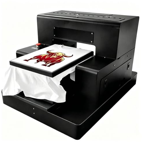 PEIXU A3 DTG DTF Impresora A3L805 Multifuncional Área de Impresión 42CM* 30CM Impresora Directa de Camisetas Máquina de Transferencia,para La Impresión de Tejidos,Prendas de Vestir