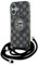 CG MOBILE Karl Lagerfeld KLHMP16SHCKCKLCK Hülle für iPhone 16 6.1 Zoll schwarz Lizenzprodukt IML Crossbody Monogram Karl & Choupette Head kompatibel mit MagSafe
