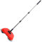 Garneck Barredora Manual con Recogedor y Cepillo Mop para Limpieza De Escoba y Cubo De Basura Diseño y Duraderos Rojo