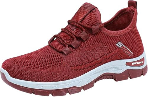 Elevate orthopädische Shoes Herren Elevate Shoes Damen Sneaker,Gittergewebe Orthopädische Shock Absorbing Turnschuhe Atmungsaktiv (B, Erwachsene, 42, Numerisch, EU Schuhgrößensystem, Breit)