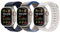 CSLKDDS Lot de 3 bracelets compatibles avec Apple Watch 49 mm, 46 mm, 45 mm, 44 mm, Trail Loop/Alpine Loop/Ocean, bracelet de rechange sport en nylon pour iWatch Ultra 3 2 1 SE Series 11 10 9 8 7 6 5