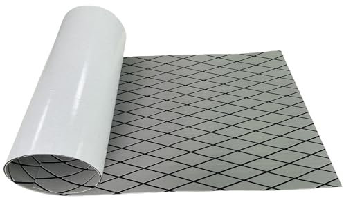 Tianeri Meeresdeck, Bootsboden – Meeresdeck, Bootsteppich, Eva-Schaumstoff, Selbstklebende rutschfeste Matte für Boote, Surfbrett, Kajak, Helm, Yacht, Boden