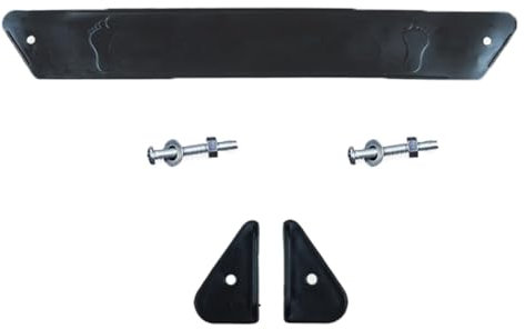 Qsvbeeqj Repose-pieds antidérapant pour poussette, compact et léger, noir