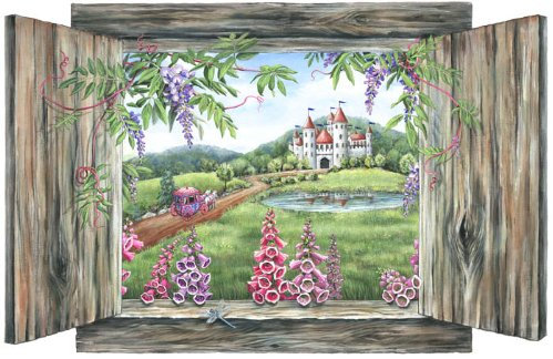 Walls of the Wild The Princess Castle Wall Decal Sticker Wandbild