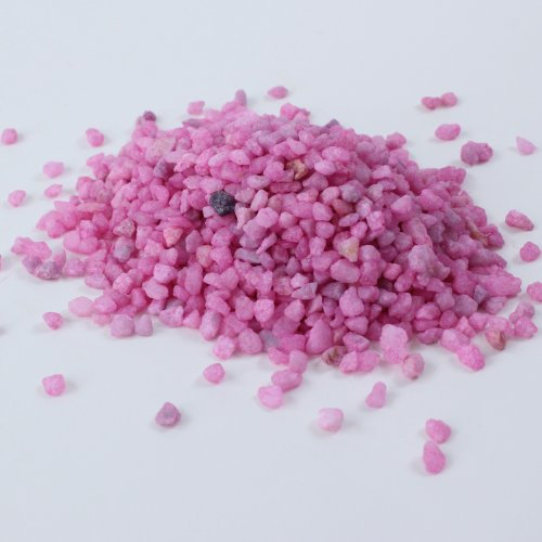 Granulat Dekosand Sand Streudeko Steine Dekosteine, 2 - 3 mm Korngröße, 1kg im Beutel (pink)