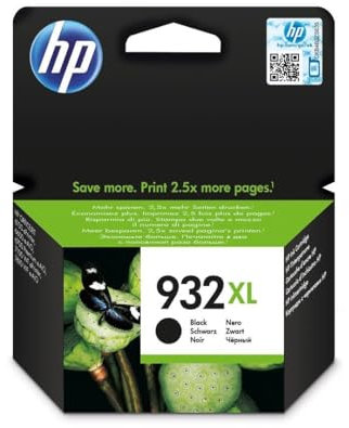 HP CN053AE 932XL schwarz Original Druckerpatronen mit hoher Reichweite für HP OfficeJet 7510, 7612, 7110, 6700, 6100, 6600