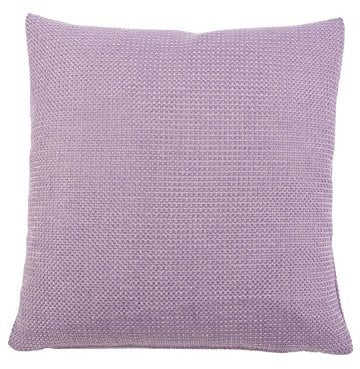 Gözze Dekorative Kissenhülle, Quadratisch, Lilafarben, Synthetisch, Reißverschluss, 50 x 50 cm, 1 Stück, Flieder, Wohnzimmer, Dekoration