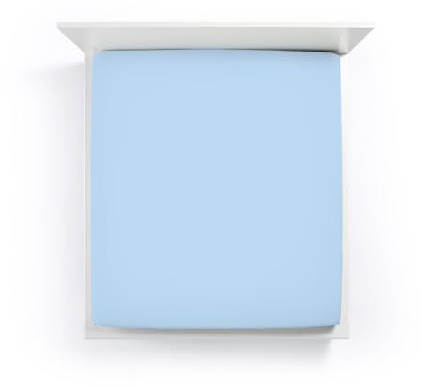 Spannbetttuch Formesse Bella Donna Jersey, Grösse:180x200 - 200x220 cm;Farbe:hellblau 0522