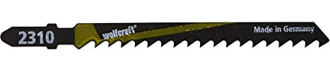 wolfcraft 2 Stichsäge-Blätter HCS I 2310000 I Schneller grober Schnitt in Holz