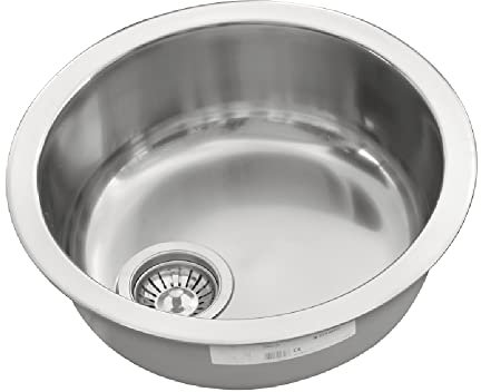 Pyramis Round Bowl Kitchen Sink - Stainless Steel