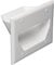 DATACOMM Electronics 45-0003-WH 3-Gang Recessed Low Voltage Cable Pass Through Wall Plate – Flush-Mount Design for Clean Wire Management Behind TVs, Amps & AV Devices – White