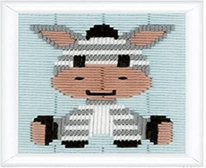 Vervaco Zebra Long Stitch Kit, Multi-Colour