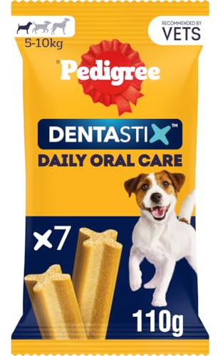 Pedigree DentaStix Daily Dental Chew for Small Dogs 5-10 kg, 7 Sticks, 110 g