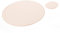 Nikalaz Rund Platzsets und Untersetzer aus Recyceltem Leder, 2 Stück Tischsets, Platzdeckchen 33 cm und Untersetzer 10cm, Beige