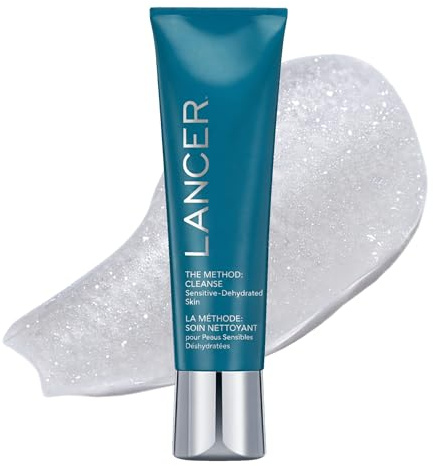 Lancer Skincare The Method: Cleanse Face Cleanser, Daily Face Wash with Salicylic Acid, Sensitive or Dehydrated Skin, 4.05 Fluid Ounces