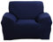 ele ELEOPTION Sofa Überwürfe Sofabezug Stretch elastische Sofahusse Sofa Abdeckung in Verschiedene Größe und Farbe Herstellergröße 95-140cm (Dunkelblau, 1 Sitzer für Sofalänge 90-130cm)