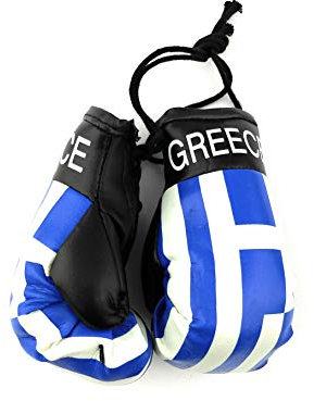 Red Hat Ent Hängende Auto-Spiegel-Mini-Boxhandschuhe (Griechenland)