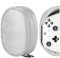 Geekria Controllers Carrying Pouch Travel Bag, Compatible with Google Stadia Cloud Gaming Platform, Sony Playstation 4 Wireless, PS4, Xbox Wireless, Nintendo Switch Pro, Portable Protector (Silver)