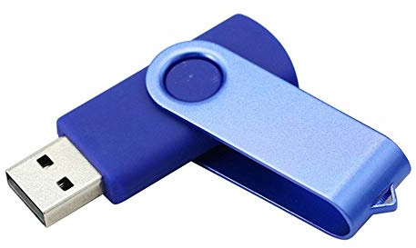 64GB Rotate 3.0 USB Flash Drive Pen Drive - Dark Blue