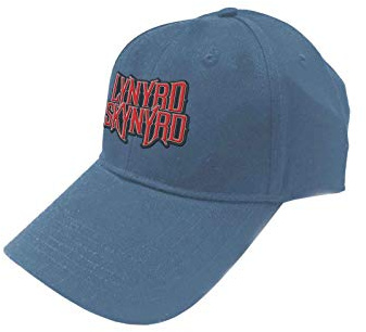 Lynyrd Skynyrd Baseball Cap Band Logo Nue offiziell Blau Strapback One Size