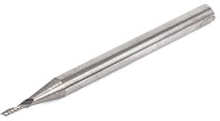 New Lon0167 1/8' 'Schaft Vorgestellt 1mm x 3mm zuverlässige Wirksamkeit Einzelflöte Spiralschaftfräser CNC-Fräser(id:036 e9 a3 564)
