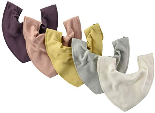 Pippi Unisex Baby Bandana Bib - Solid Halstuch, Misty rose, Einheitsgröße EU