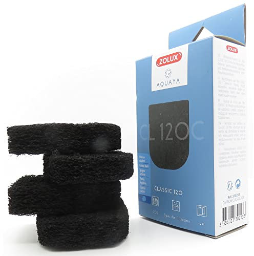 Zolux - Mousse Charbon CL 120 B. pour Pompe Classic 120. pour Aquarium. - ZO-330213