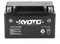 Batterie moto Kyoto SLA GTX7A-BS (YTX7A-BS) AGM - Sans entretien - 12 V 6 Ah - Dimensions: 150 x 87 x 94 mm compatible avec APRILIA Enduro 569YAMAHA XC125TRB 125 2007