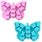 Butterfly Ice Cube Tray (2 pcs) Craft Ice Cube Molds Butterfly Molds Silicone Ice Cube Tray Shapes Butterfly Molds for Chocolate Cute Ice Cube Tray Cocktail (Small butterflies (13 cavities/mold))