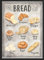 Bread variety Vintage Retro Tin Metal Sign Wall Plaque Advertising Home Kitchen (A4 (200x280mm) Approx)