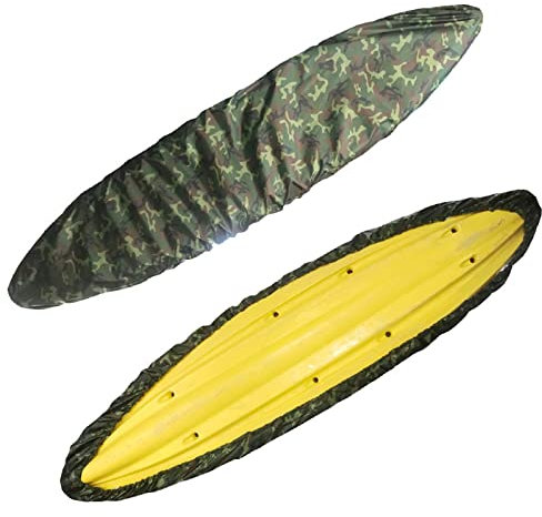 ZZUU Universal Kajak Abdeckung - Wasserdicht und UV-beständig,Staubschutzschild für Kanu-Boot,Sonnenschutz Lagerung Langlebig