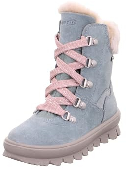 Superfit FLAVIA warm gefütterte Gore-Tex Schneestiefel, HELLGRÜN/ROSA 7500, 28 EU
