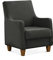 CAVADORE Polstersessel Palera mit Federkern / Sessel im Landhausstil, passend zur Garnitur Palera / 70 x 93 x 75 / Mikrofaser, Grau