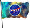 KJHBVND Gartenflagge, Weltraumnebel, Galaxie, NASA-Flagge, Polyester mit 2 Messingösen, Banner, lebendige Farben und lichtbeständig, Hofflagge, Outdoor, Hof, Dekoration, Flaggen, 91 x 152 cm