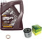 EISENFELS Filter Set Inspektionspaket erstellt mit 5 L Motoröl MANNOL Longlife 504/507 5W-30, MANN-FILTER Ölfilter, Dichtring