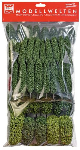 Busch - 65 LAUBBAUME H0