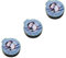 Gadpiparty 3pcs Christmas Candy Jar Set Tinplate Biscuit Box Round Bump Candy Container Xmas