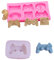 2 Stück Silikonformen Gamepad Backform Game Controller Kuchenform Silikon Form 3D Kuchenbackform Mousse Videospiel Motivbackformen Gelee Dessert Seifenform Geburtstag
