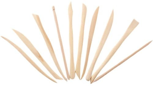 Dinntty 10pcs/set Wood Carving Crafts Knife Little Figurines Clay Sculpture Knife Art Clay Sculpting Tools for Detail Wood Carving Craft Knife