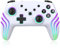 Hauibela Switch Pro Controller mit Veränderbare Coole RGB Lichter/6 Achsen Gyroskop/Dual Vibration/Turbo/Aufwachen, Präzise Gamepad, Wireless Controller für Switch/Lite/OLED Konsole, Weiß