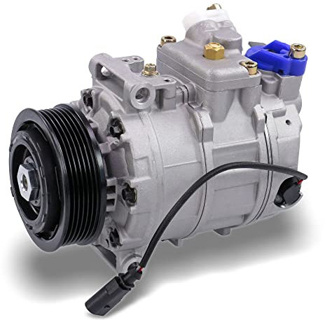 ATEC Germany 1x compresseur de climatisation 7SEU17C, COMPATIBLE AVEC - VW AMAROK (2HA, 2HB, S1B, S6B, S7A, S7B), TRANSPORTER T5 Bus (7HB, 7HJ, 7EB, 7EJ), TRANSPORTER T5 Fourgon (7HA, 7HH, 7EA, 7EH)