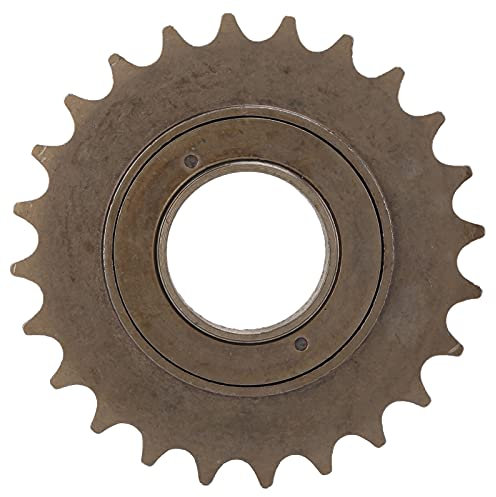 Hapivida Single Speed Freilauf, 24T Soft Sound Rotation Single Speed Fahrrad Hinterrad Freilauf für BMX Fahrrad Faltrad Dreirad