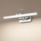 Pasoar LED Spiegel Lampe Badezimmer 40 cm, Rotation Spiegel Lampen IP44, Licht Badezimmer 12W 960LM, LED Lichter, Neutral Weiß 4000K, Chrom