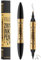 Augenbrauenstift,2 in 1 Flüssiger Eyeliner,Wasserdichter und Schweißfester Augenbrauenstift,Microblading Augenbrauenstift,Wischfest Eyebrow Pencil Kann Leicht Natürliche Augenbrauenform（‎Dunkelbraun）