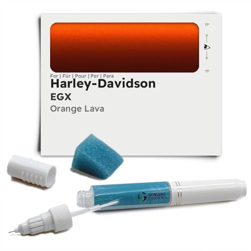 Genuine Colors Stylo de Retouche ORANGE LAVA EGX pour Harley-Davidson