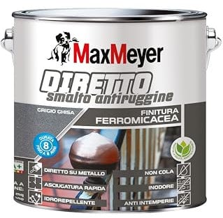 MAXMEYER Diretto Antiruggine Ferromicaceo Grigio Ghisa Base 2 L